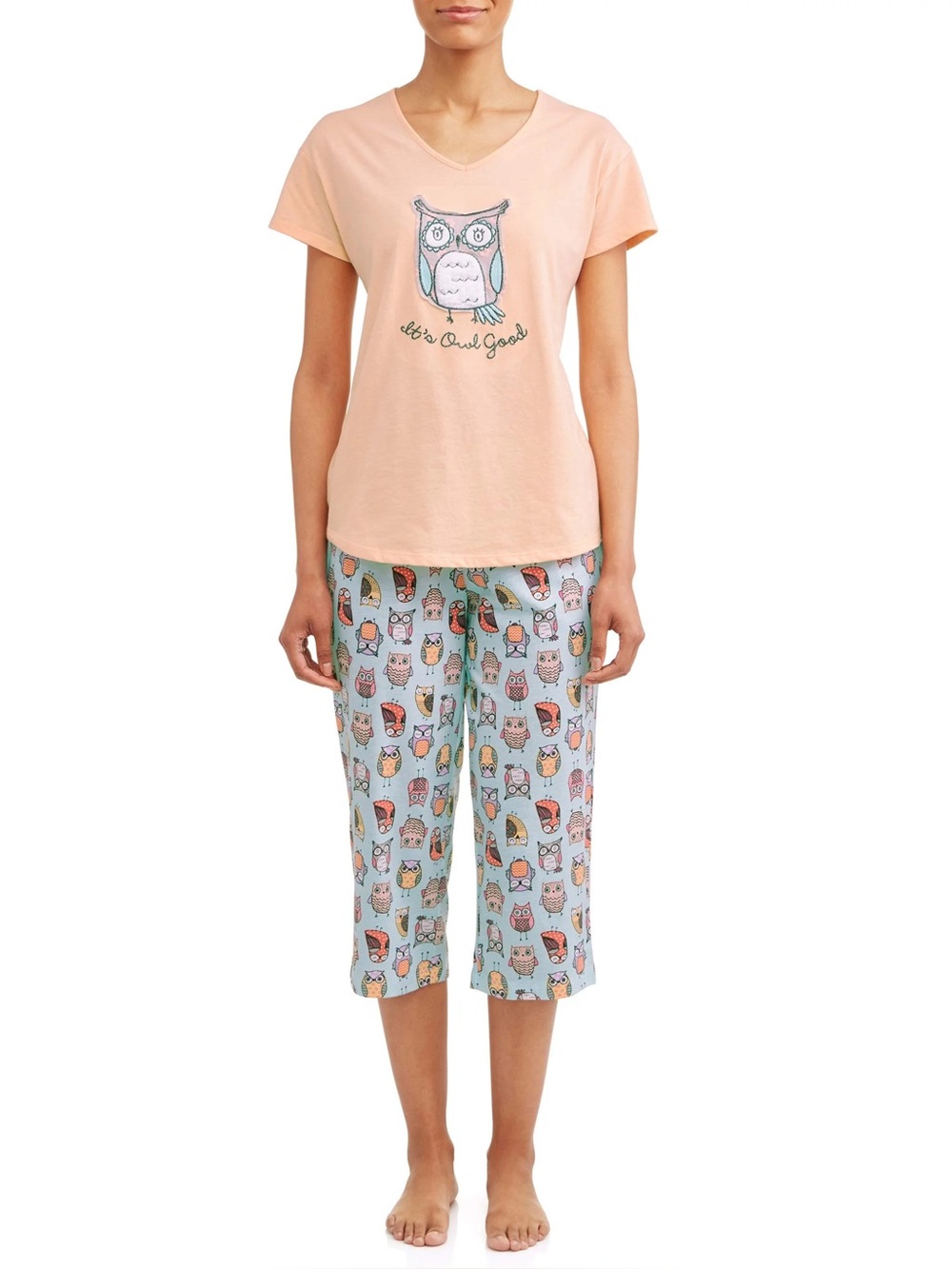 Secret Treasures Comfy Owl Pajamas Set of 2 Size 2X
